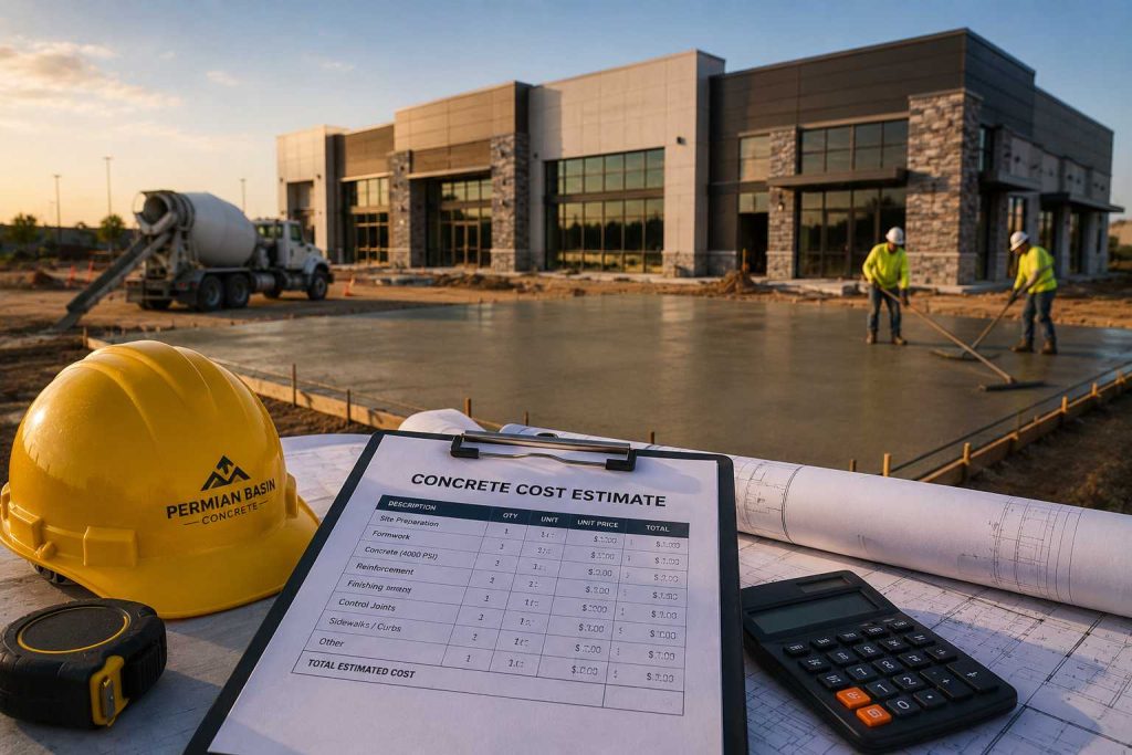 Commercial Concrete Cost Guide for Businesses in Texas