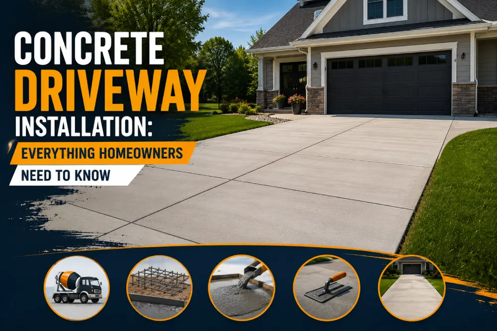 Concrete Driveway Installation guide for odessa midland tx
