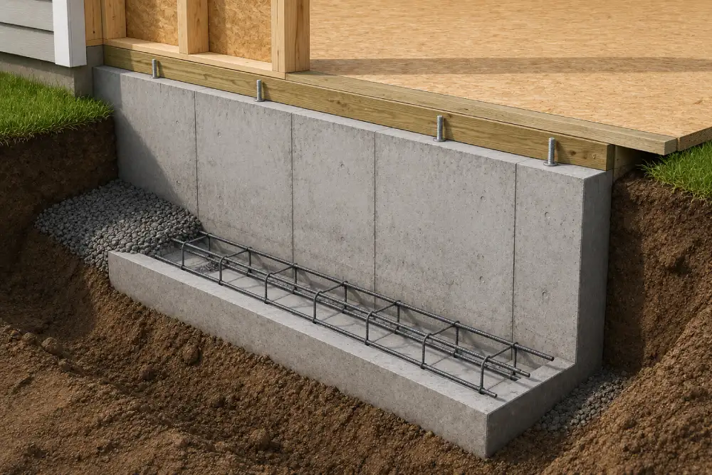 Continuous Footings and Stem Wall Foundations