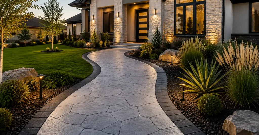 Decorative Concrete Walkways for Modern Properties