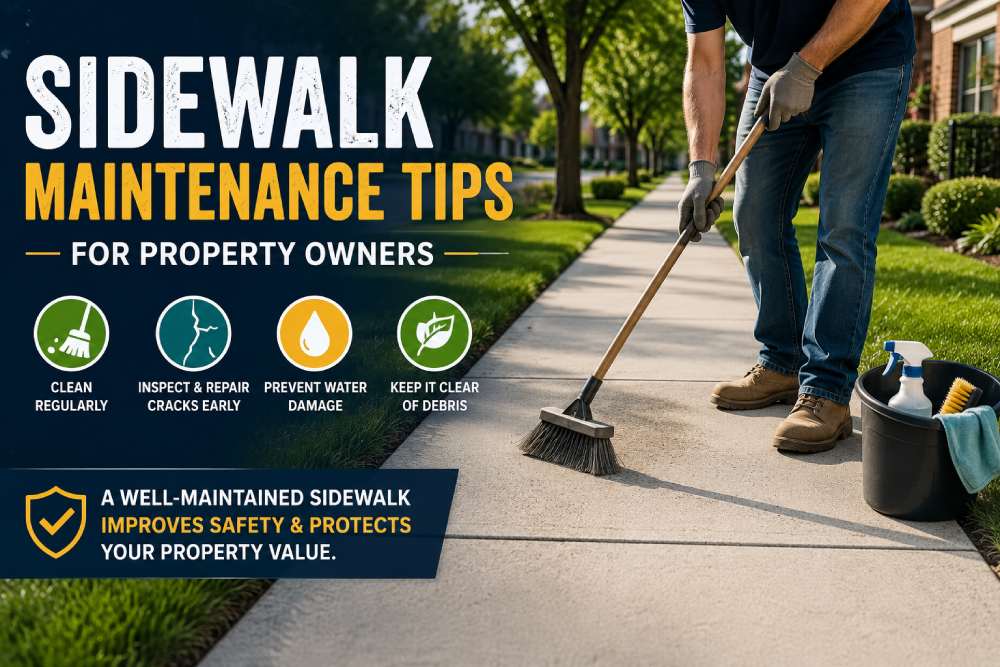 Sidewalk Maintenance Tips for Odessa TX Midland Tx