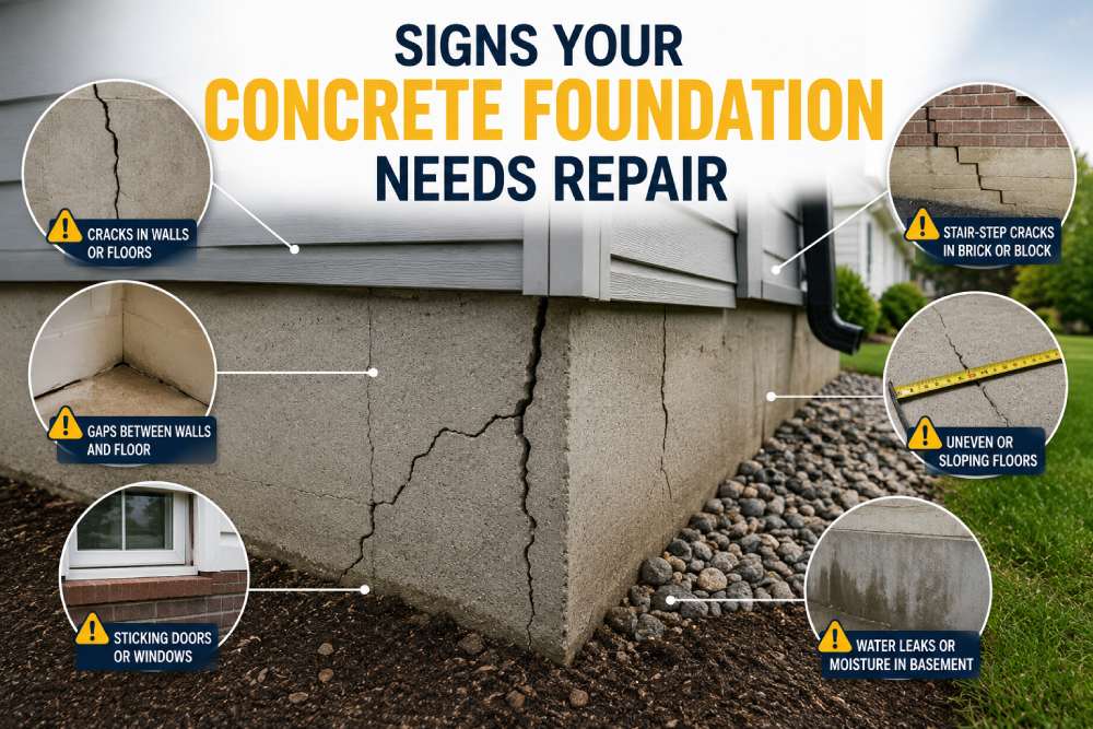 Signs Your Concrete Foundation Needs Repair