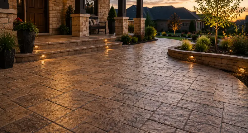 Stamped Concrete Services in Odessa, Midland & Permian Basin